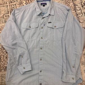 Patagonia Sky Blue Casual Shirt